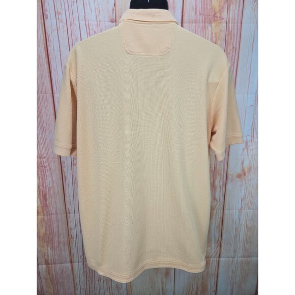 Tommy Bahama Mens Supima Cotton Orange Polo Large - Picture 2 of 9